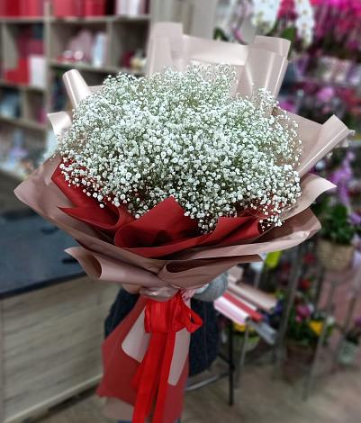 Букет цветов из: Гипсофила в Трубачеевке