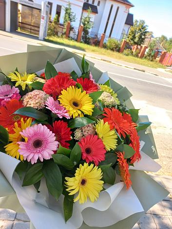 Букет цветов из: Герберы в Трубачеевке